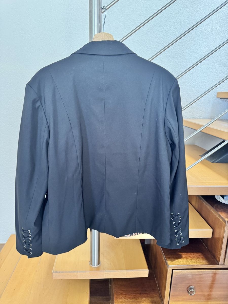 Giacche: blazer vintage noir avec intérieur léopard – Usato da Lonay venduto da nei_79jc 5