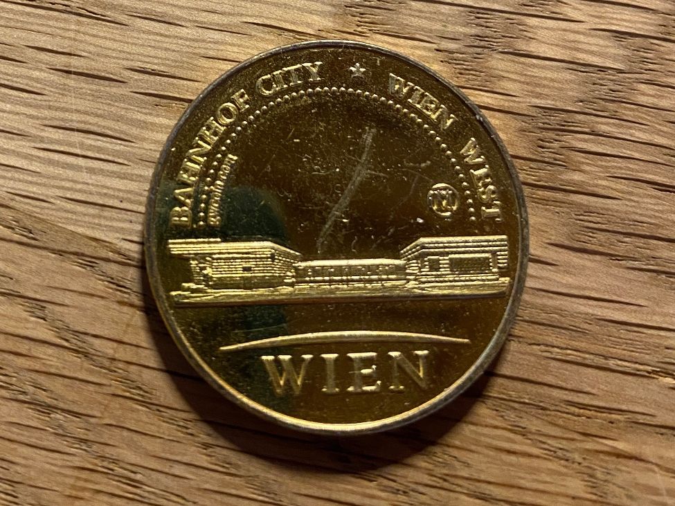 Medaillen: Taurus -  Bahnhof Wien Medaille – Gebraucht aus Vilters von Zwaergli13 1