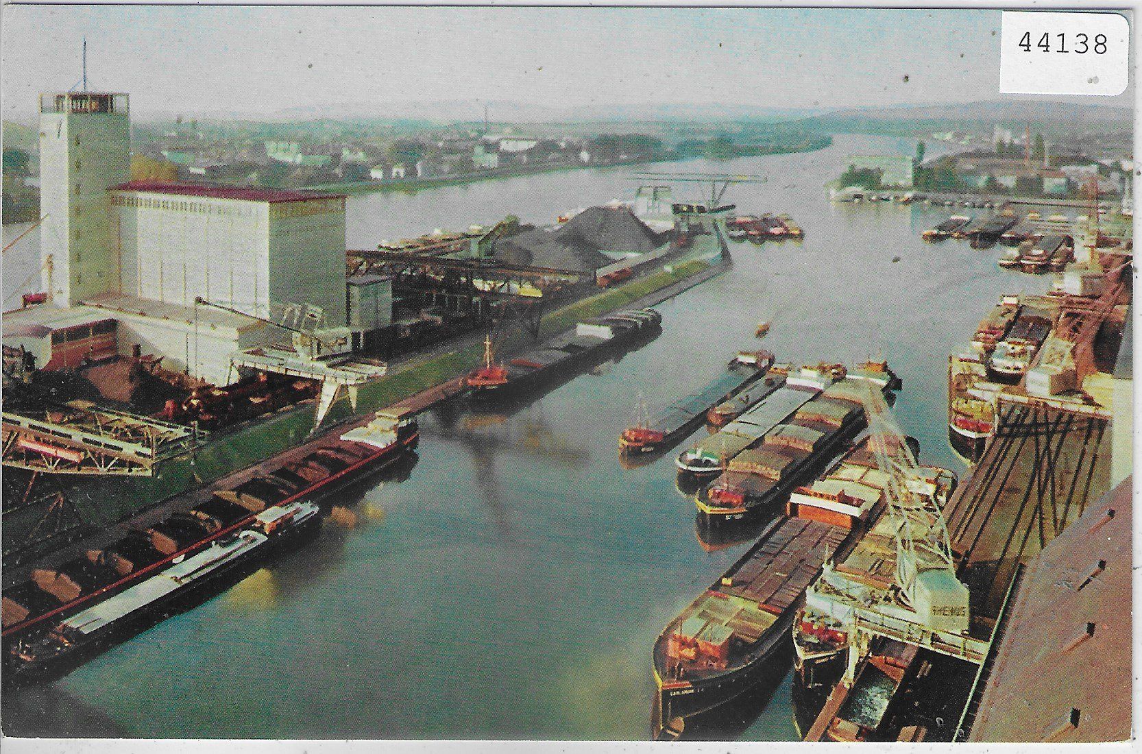 Cartoline postali: Basel - Rheinhäfen und Dreiländrecke – Usato da Ettingen venduto da Kartenplanet