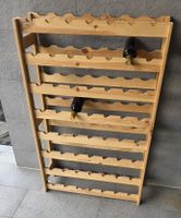 Stabil stabilies Holz-Weinregal für 56 Flaschen – 77x26x100
