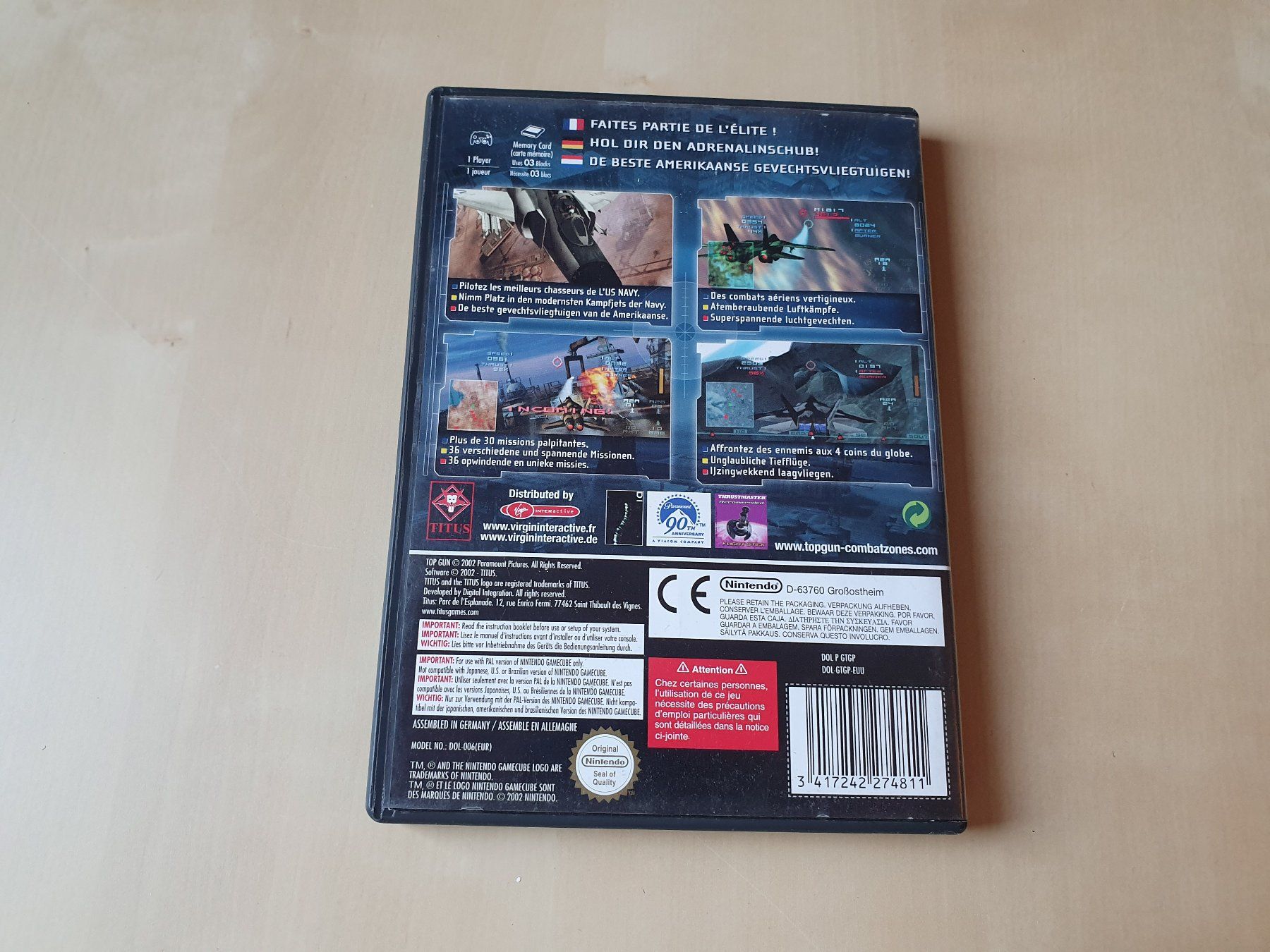 Nintendo Giochi: Top Gun Combat Zones – Usato da Stansstad venduto da collectorsshop 1