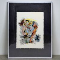François Trivelli "Lévitation" 2002 dessin original