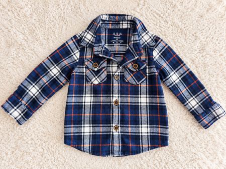 Baby Flanell-Hemd 9-12 Monate