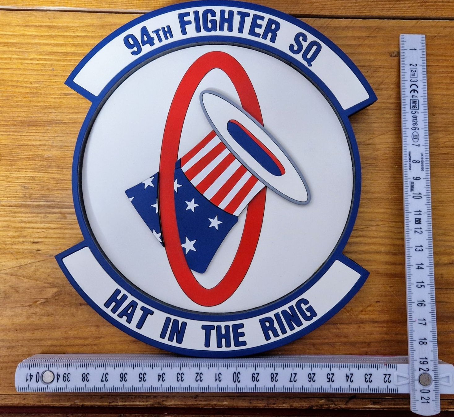 Modellbausätze & Standmodelle: Wappen der 94th Fighter Squadron "Hat in the Ring" USAF – Neu und originalverpackt aus Unterengstringen von BigAir17 2