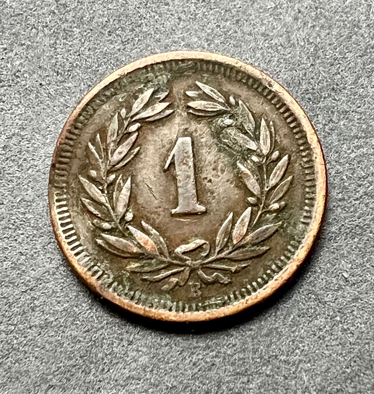 Tutti le monete: 1 Rappen 1905 Schweiz – Usato da Vaduz venduto da Vella007 1