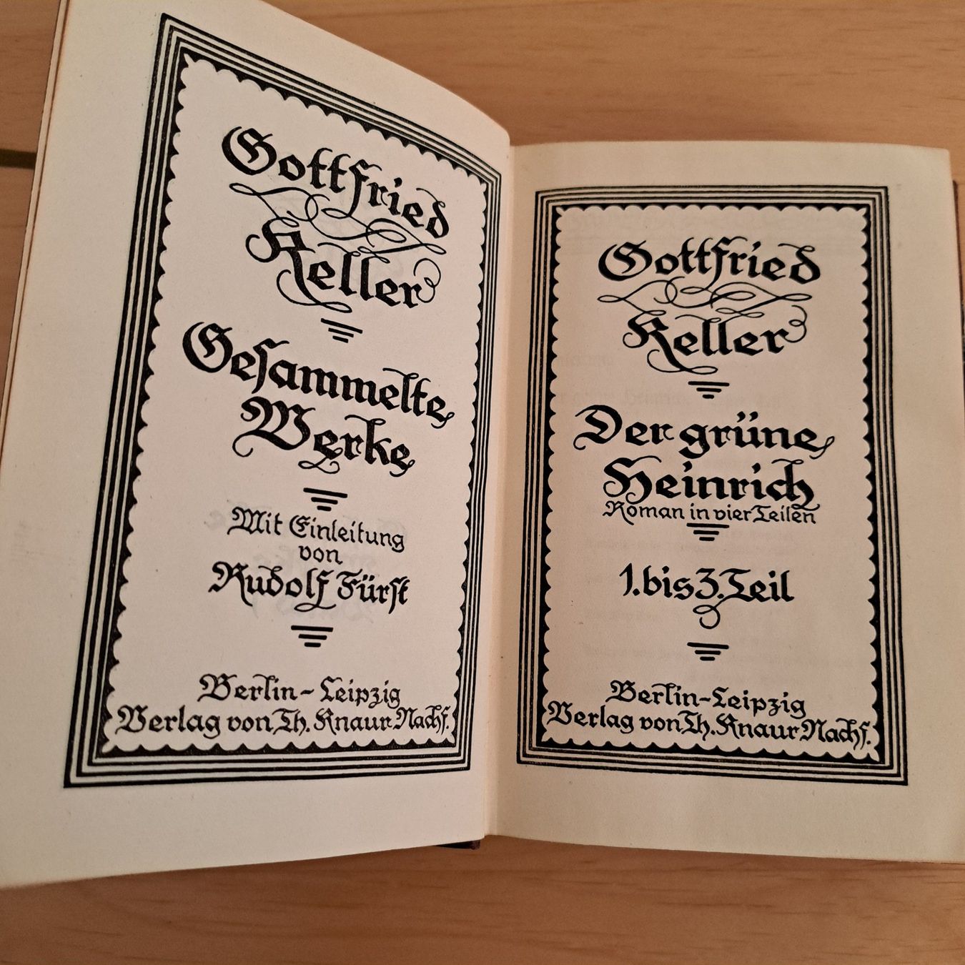 Libri: Gottfried Keller / Gesammelte Werke – Usato da Grüningen venduto da Tappio