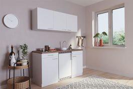 402 Singleküche Küchenzeile 150cm weiss - Küche Einbauküche