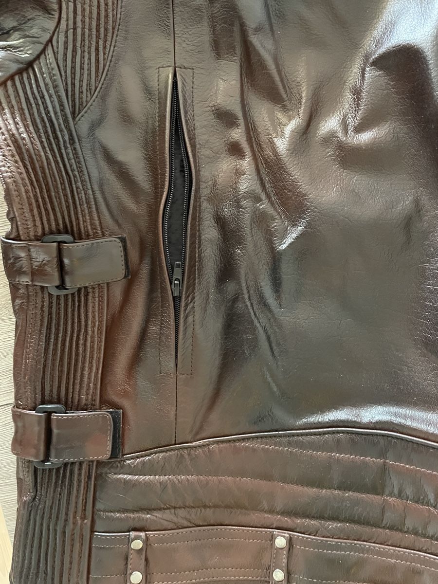 Giacche: Neue Lederjacke Gr. XL Farbe braun – Nuovo e nell'imballaggio originale da Ins venduto da creamo1 3