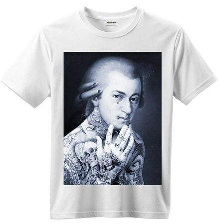 Tattooed Mozart T‑Shirt – alle Grössen – neu - unisex