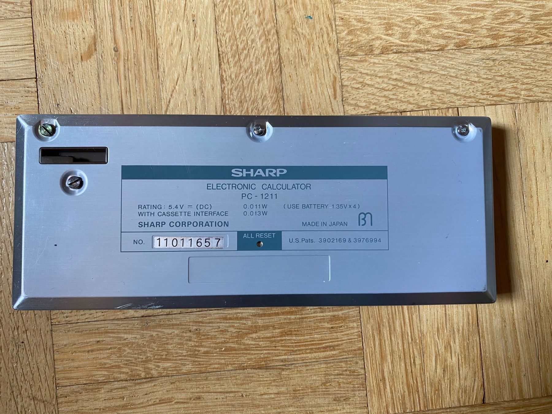 Sharp PDAs: Sharp PC-1210 Pocket Computer aus 1980 mit neuem LCD – Gebraucht aus Adliswil von  2
