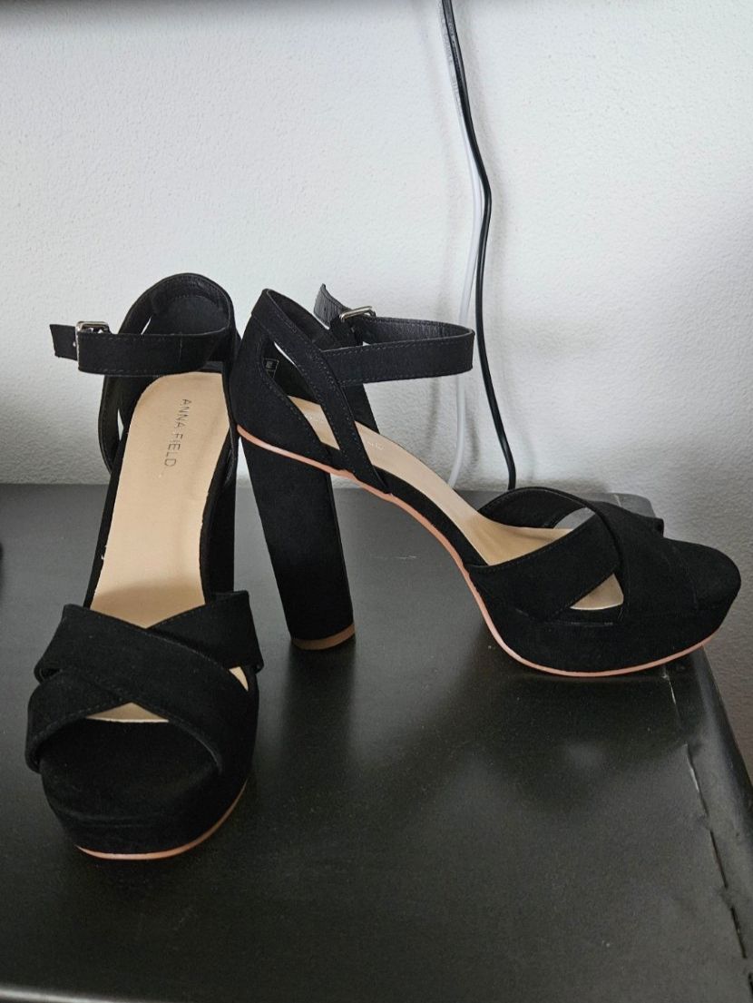 Anna Field Scarpe da donna: Elegante schwarze High Heels Gr. 39 – Usato da Hettlingen venduto da Leaena279