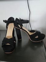 Elegante schwarze High Heels Gr. 39