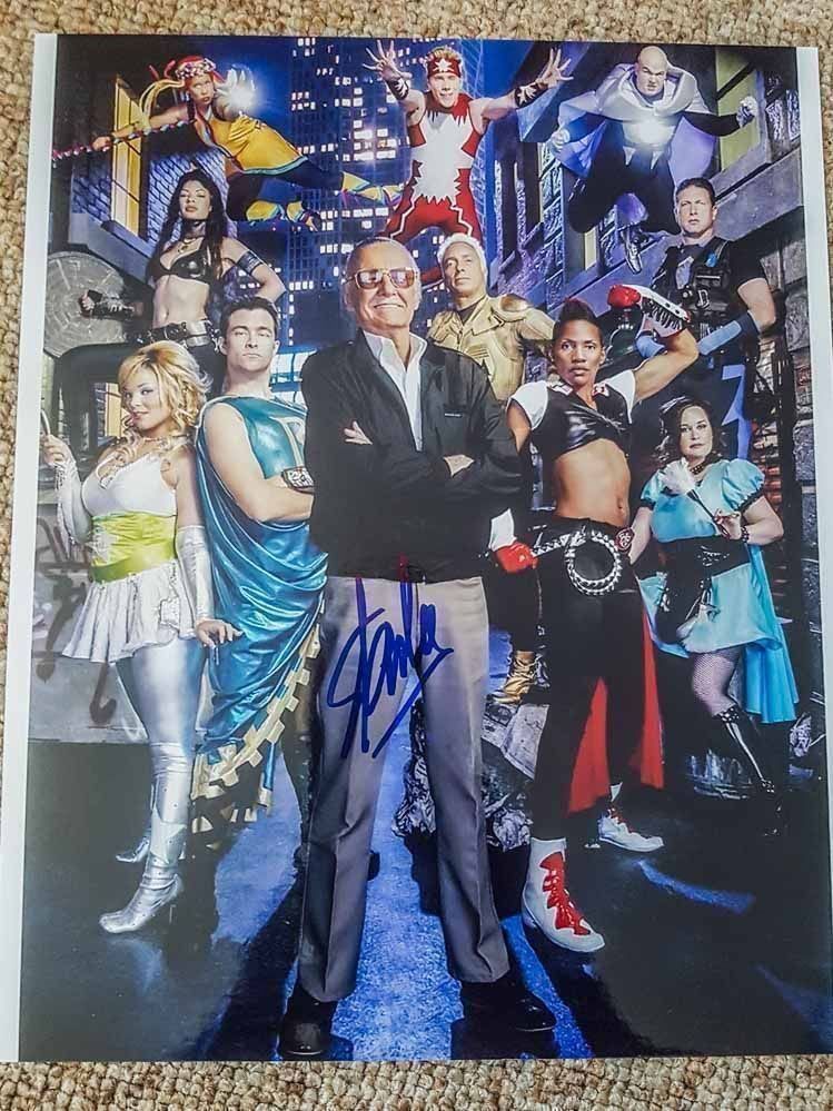 Autografi: Stan Lee - Autogramm auf Foto - Marvel – Usato da Kaisten venduto da Simpsons4