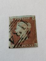 One Penny Red 1846,