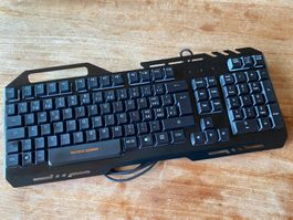 Deltaco Gaming Tastatur mit Beleuchtung