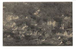 Berneck (SG) Rheintal - Kirche - Schulhaus - Wohnäuser 1917