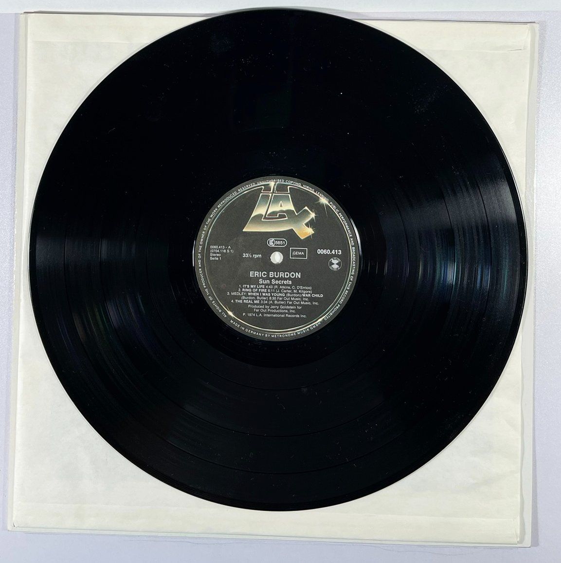 Schallplatten: LP: ERIC BURDON BAND - Sun Secrets (1974) – Gebraucht aus Frenkendorf von Yard-Sale-2000 2
