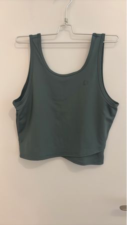 Damen Crop Top dunkelgrün Grösse M guter Zustand