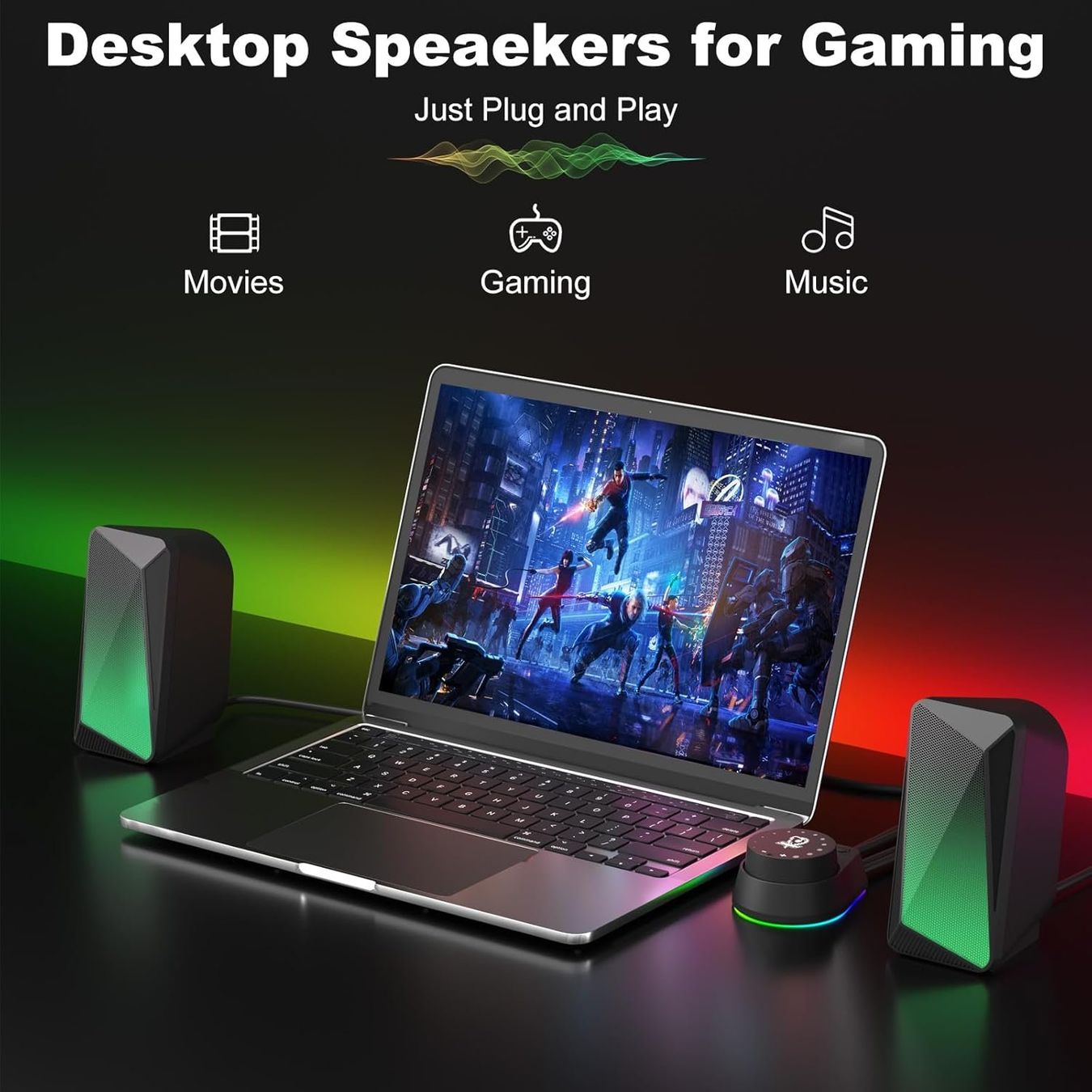 Lautsprecher: Computer Boxen LED Stereo USB 3,5mm Aux – Neu und originalverpackt aus St. Gallen von sch_zsz7 4