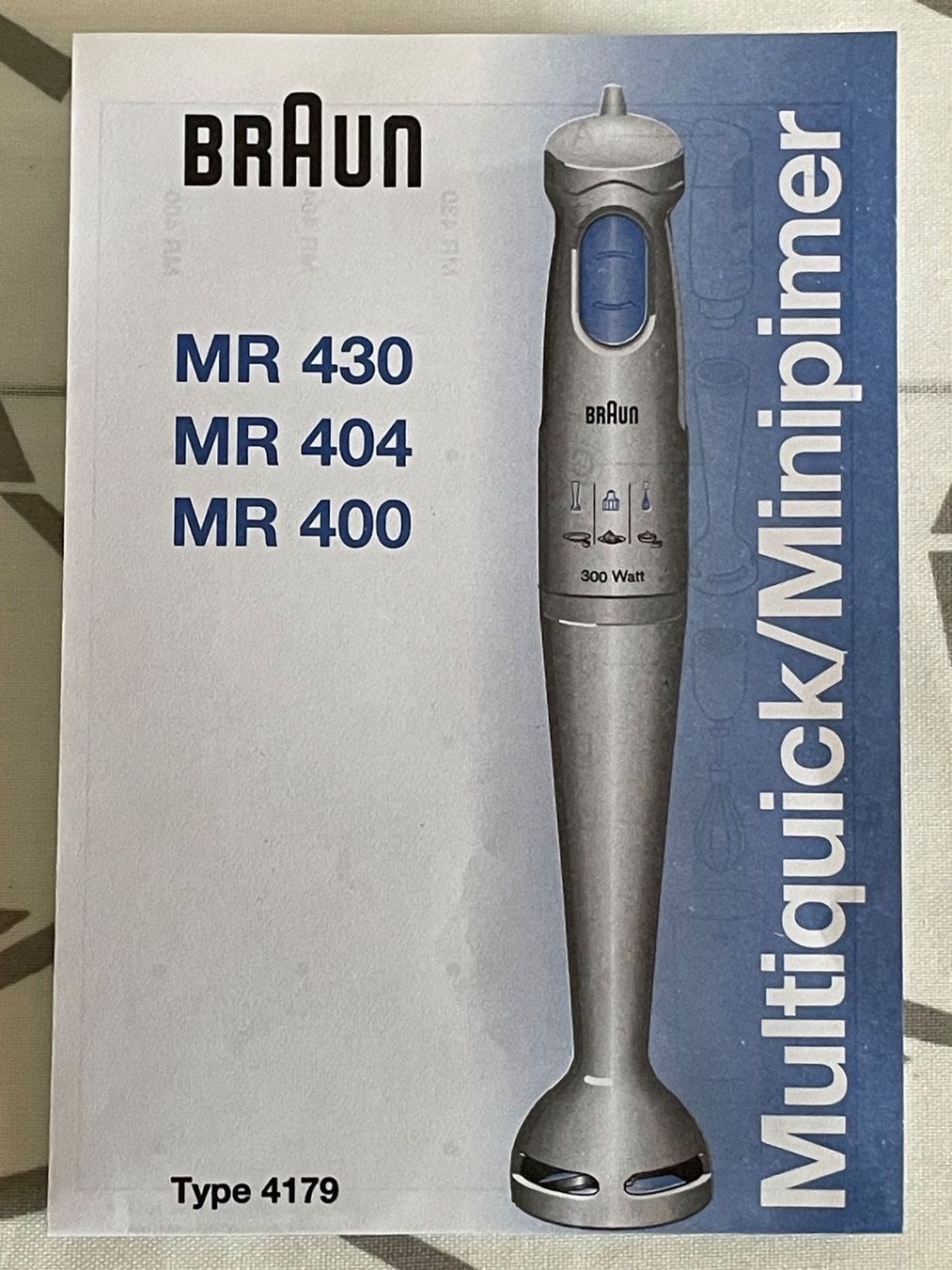 Braun Appareils de cuisine: Stabmixer Braun 300w – D'occasion à Rafz par stg101 2