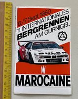 Marocaine intern. Bergrennen am Gurnigel 1980, Aufkleber