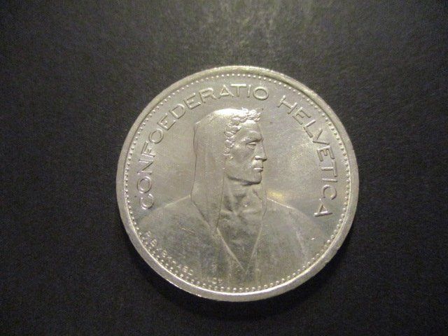 Tutti le monete: 5.- Fr  1953  Superbe pièce  Top qualité – Usato da Lovens venduto da Jelmi 1