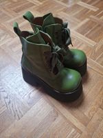 Grüne Platform Boots Gr. 38 