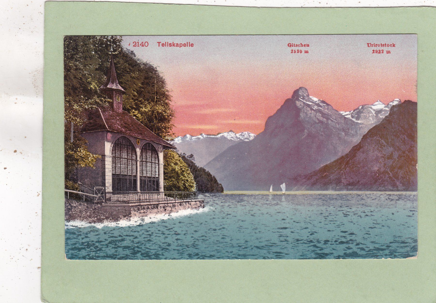 Ansichtskarten: Tellskapelle 1910 – Gebraucht aus Herisau von Lisegrat2008