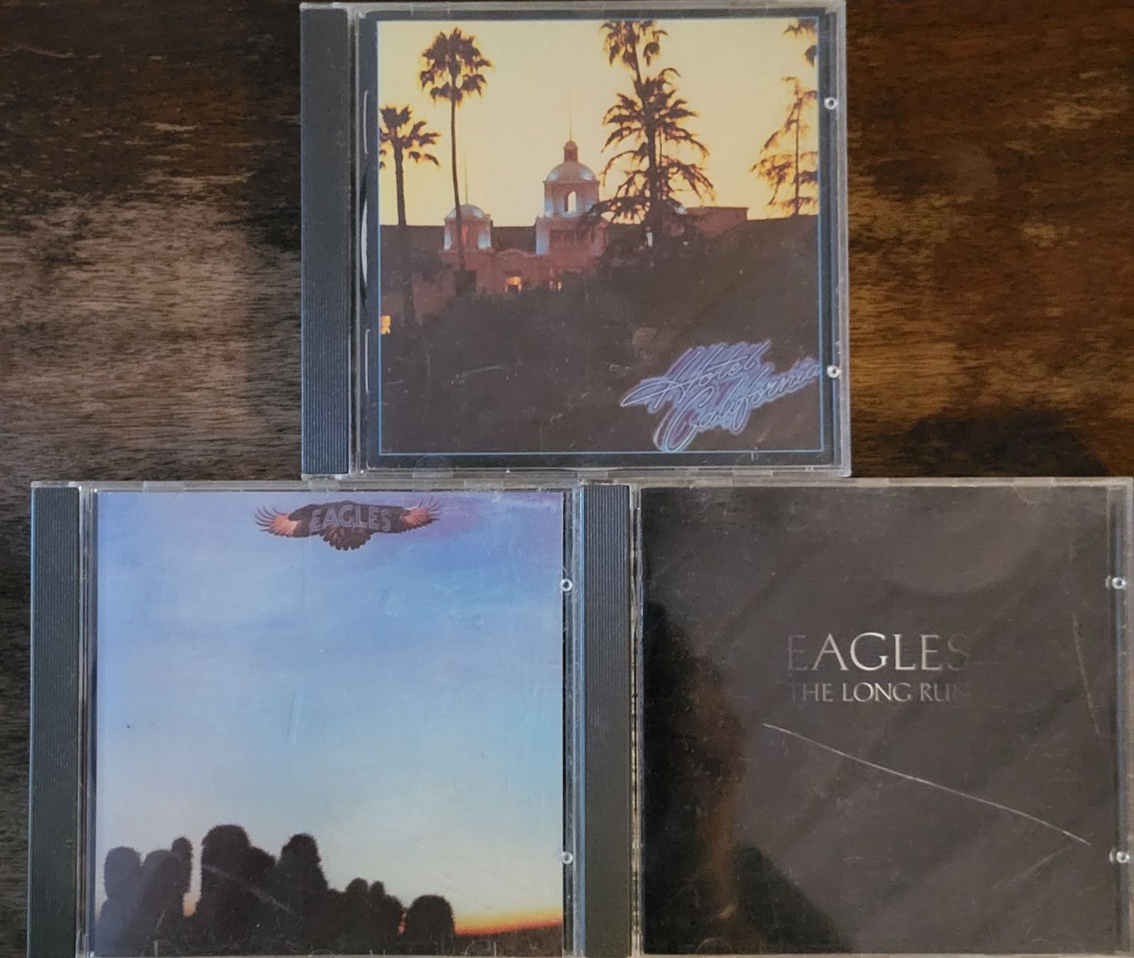 CDs: Eagles 3 CDs Hotel California, Eagles, The Long Run – D'occasion à Thun par harry999