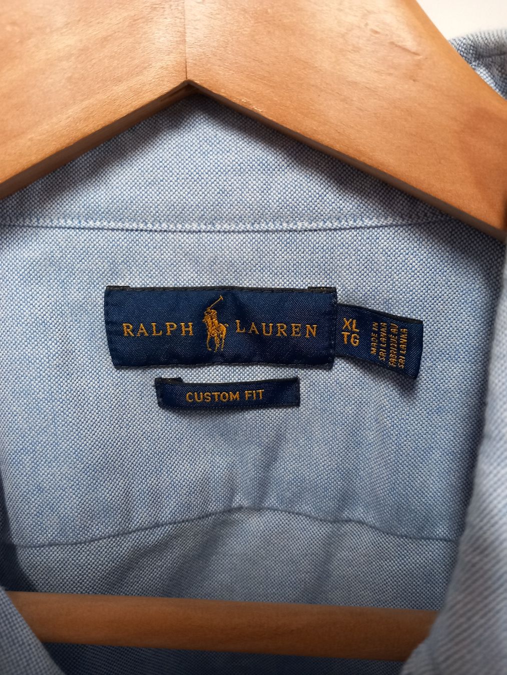 Ralph Lauren Camicette: Ralph Lauren Hemd Bluse Gr.XL Baumwolle, hellblau – Usato da Gwatt (Thun) venduto da umwelt-brocki 4