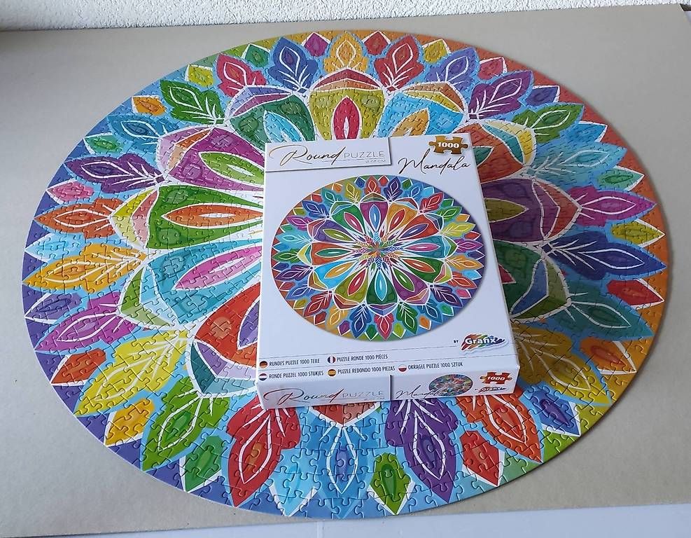 Puzzles: Puzzle Mandala Rond 1000 – D'occasion à Chamoson par Franegis 1