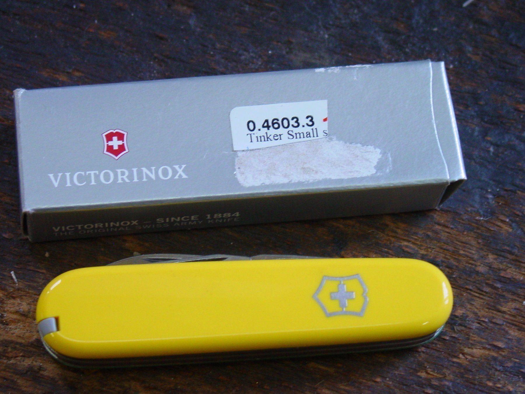 Victorinox Coltelli tascabile: Tinker small Bicolor gelb/grün – Nuovo e nell'imballaggio originale da Ursenbach venduto da rekruten-shop