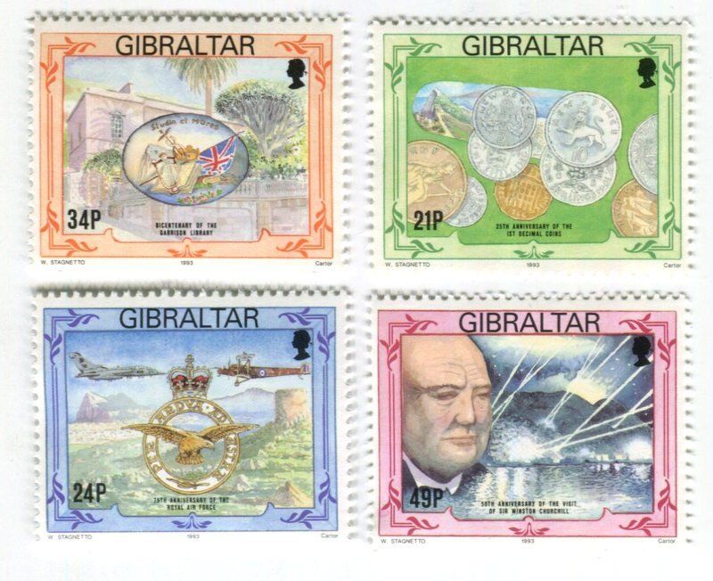 Tutti i francobolli: Briefmarken "Winston Churchill" Gibraltar – Nuovo e nell'imballaggio originale da Basel venduto da Butsch5