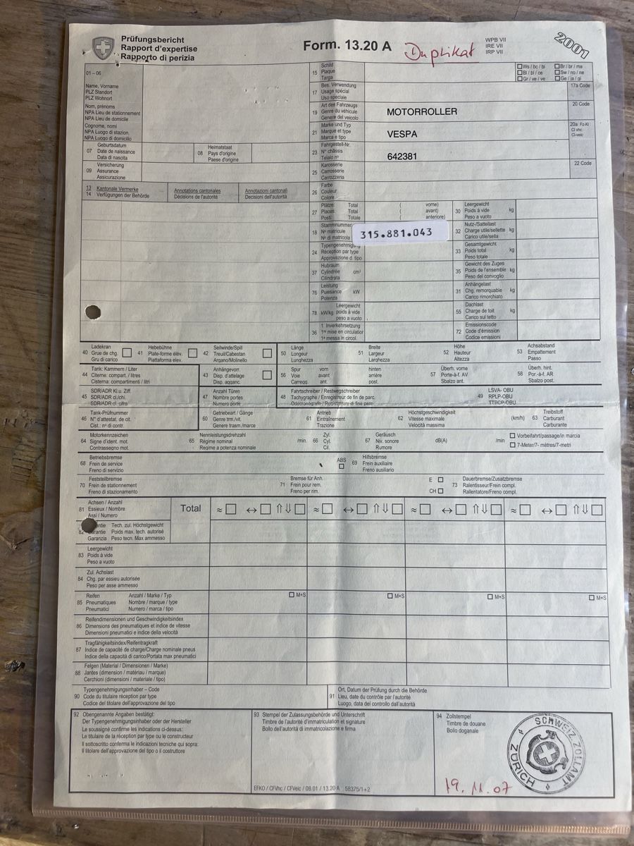 Scooter: Vespa – Usato da Sedrun venduto da cada72 6