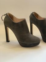 Miu Miu Ankle Boots Suede  Grey