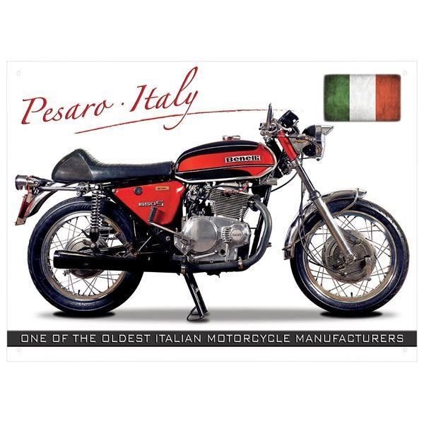 Benelli Schilder: Blechschild-BENELLI TORNADO 650 - 30 x 40 cm – Neu und originalverpackt aus Rupperswil von big-one-sale
