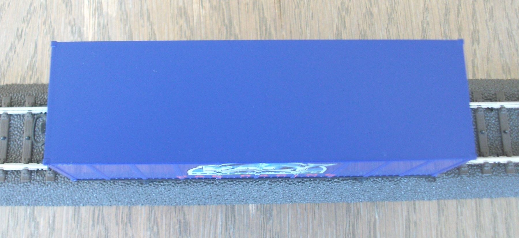 Märklin Modellini di ferrovie: blauer Containerwagen "CAR RACING"; fabrikneu – Nuovo (secondo la descrizione) da St. Moritz venduto da Manu7500 3
