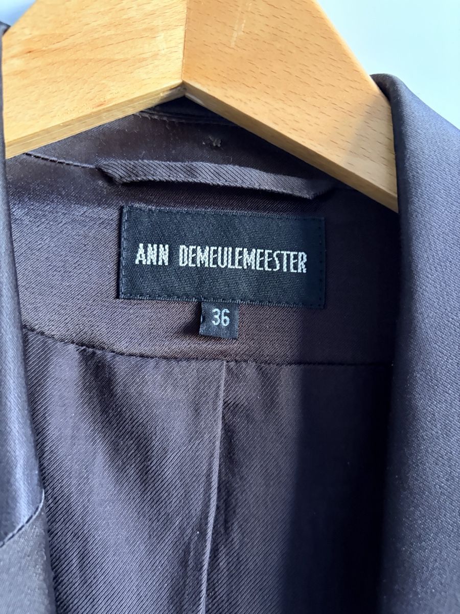 Vestes: Veste / Robe Ann Demeulemeester taille 36 brun satinée – D'occasion à Rolle par Fanjiette 1