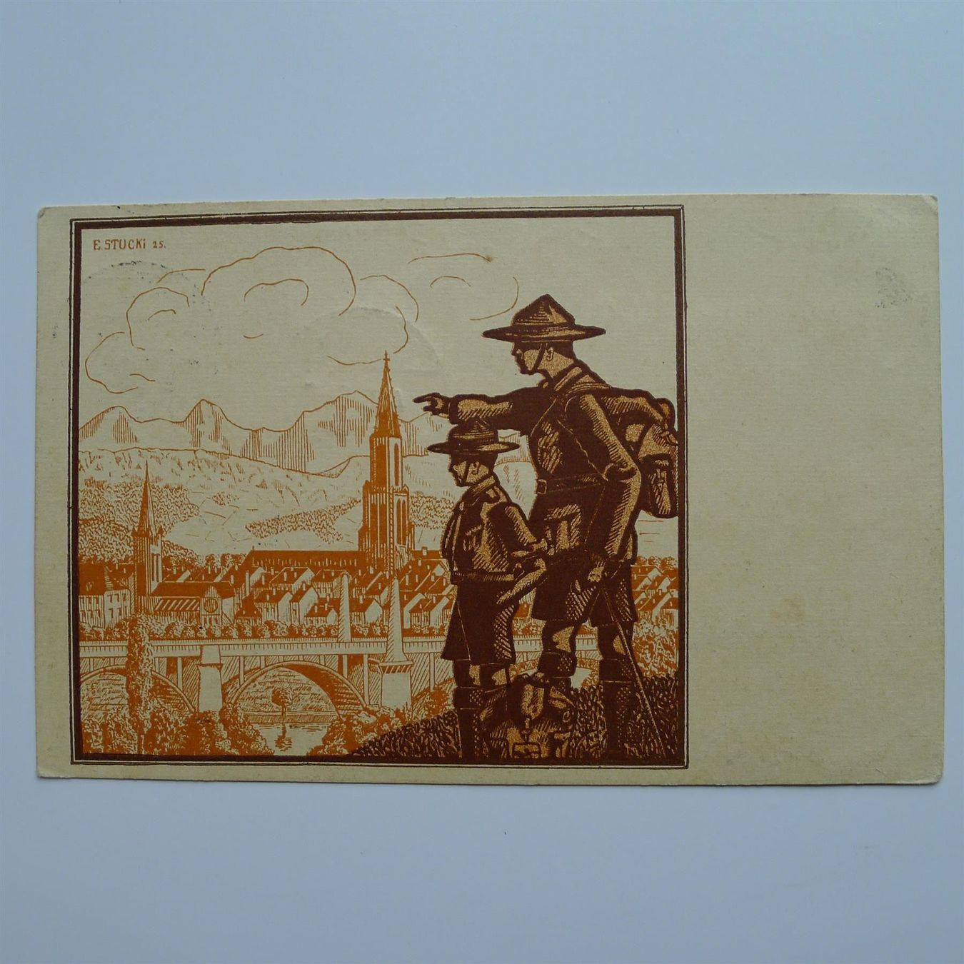Tutti i francobolli: 1925 Pfadfinder-Lager BERN, Vignette – Usato da Ebikon venduto da SilvioFreund 3