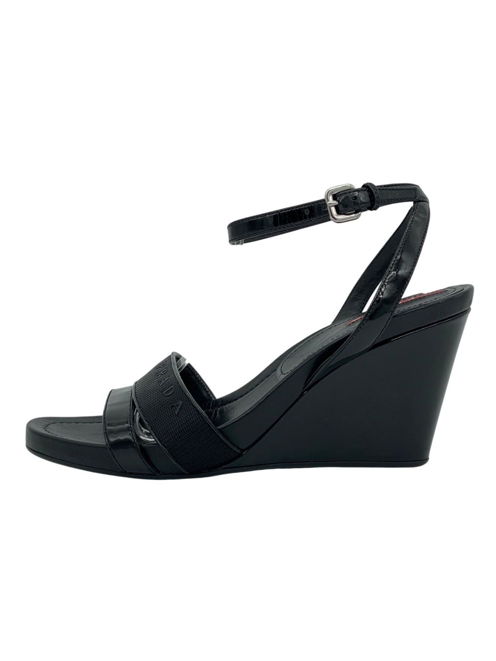 Prada Scarpe da donna: Prada Sport Sandale mit Absatz EU 38 Schwarz – Nuovo (secondo la descrizione) da Zürich venduto da shoe_shop