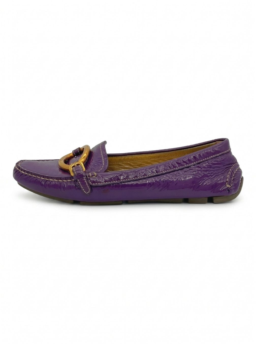 Prada Scarpe da donna: Prada Vernice Loafer EU 37 Lila – Usato da Zürich venduto da shoe_shop