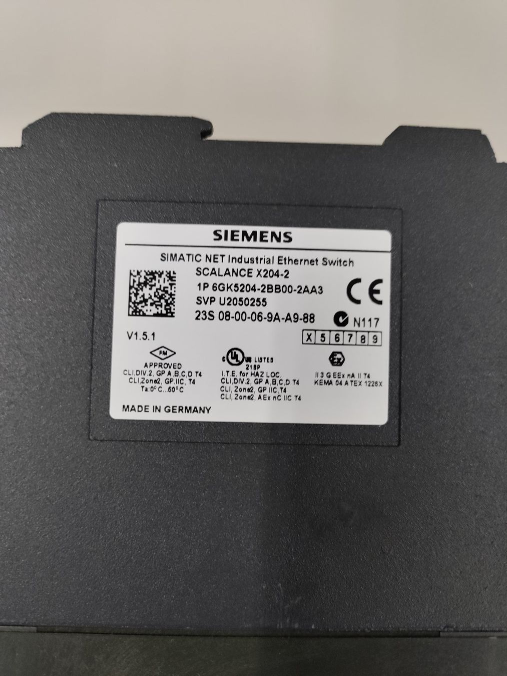 Siemens Elektronikbauteile: Siemens Scalance X204-2 Industrial Ethernet Switch Modul – Gebraucht aus Seewen SZ von Sauberwasser 3