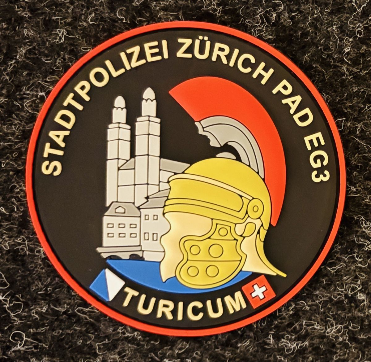 Plaketten & Abzeichen: Stadtpolizei Zürich PAD EG3 Rubber – Neu und originalverpackt aus Hinwil von Tschugger