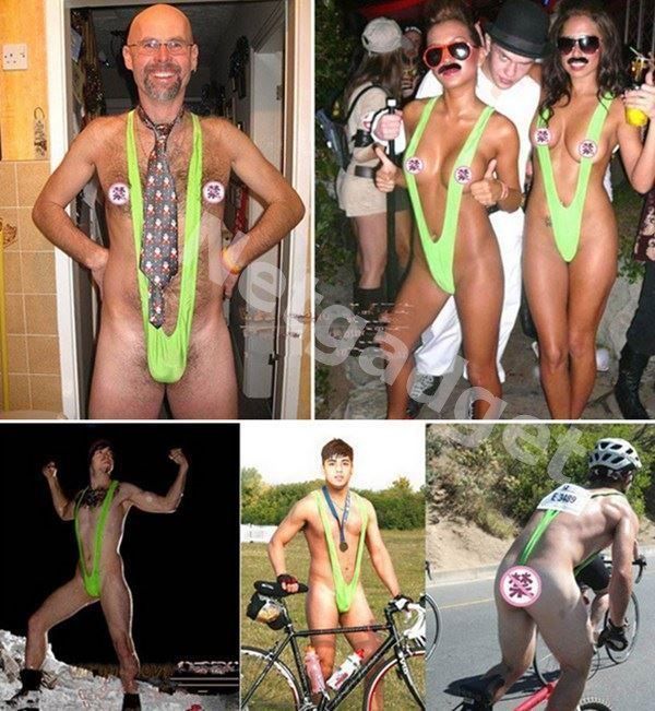 Badehosen: Borat Badehose Bodysuit - Mankini – Neu und originalverpackt aus Yverdon-les-Bains von Netgadget 6