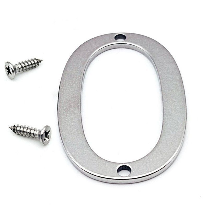 Insegne: 50mm Hausnummer silber (0-9) – Nuovo e nell'imballaggio originale da Uerkheim venduto da Kaufoption 4