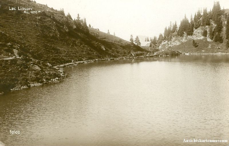 Ansichtskarten: Lac Lioson + 1924 – Gebraucht aus Emmenbrücke von teestube