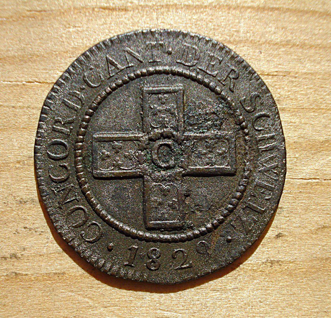 Toutes les monnaies: (D3) Aargau Halbbatzen 1829 – D'occasion à Erlach par Net-Coins