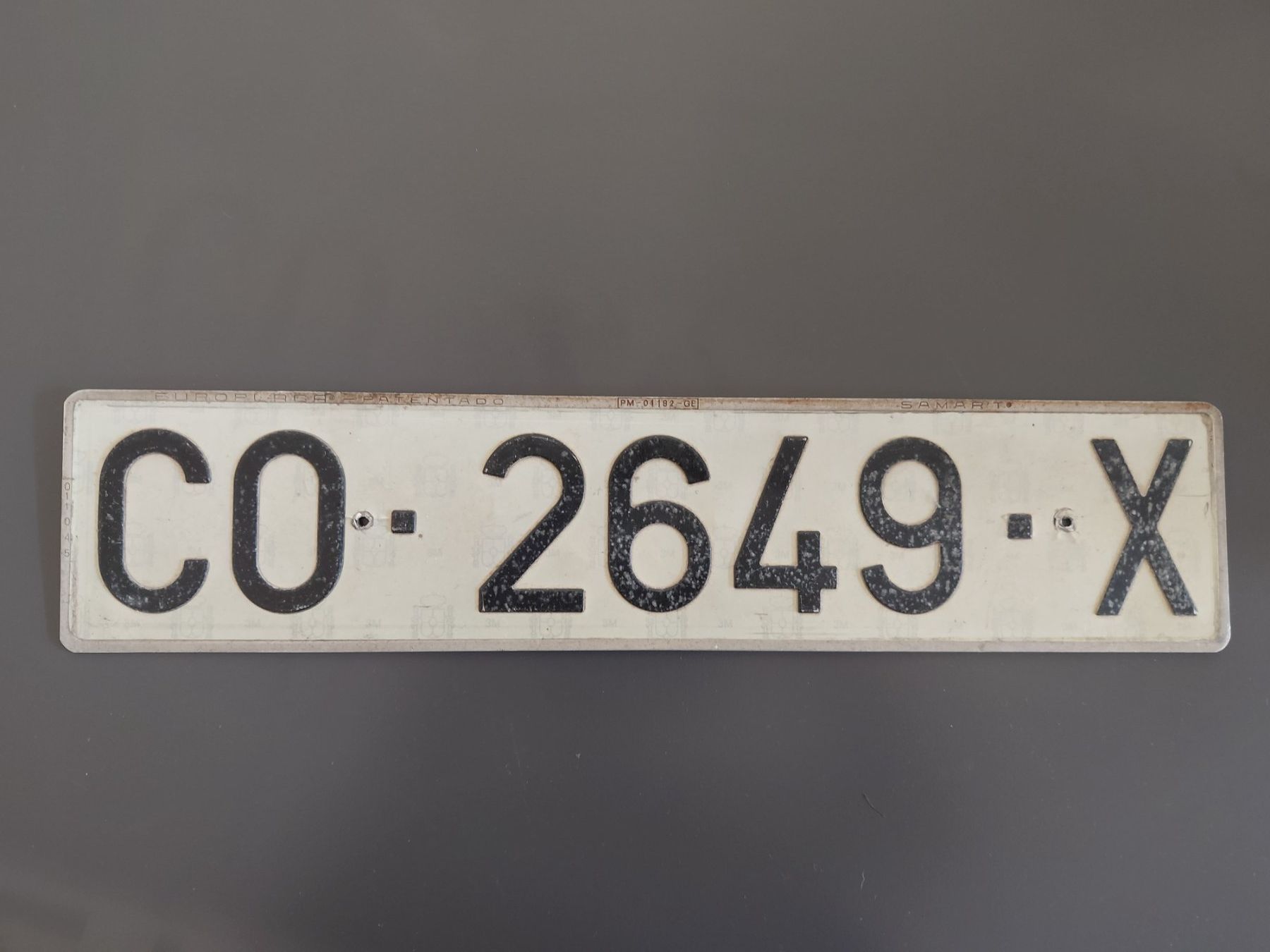 Insegne: CORDOBA       Nummernschild – Usato da Aarburg venduto da 340cui