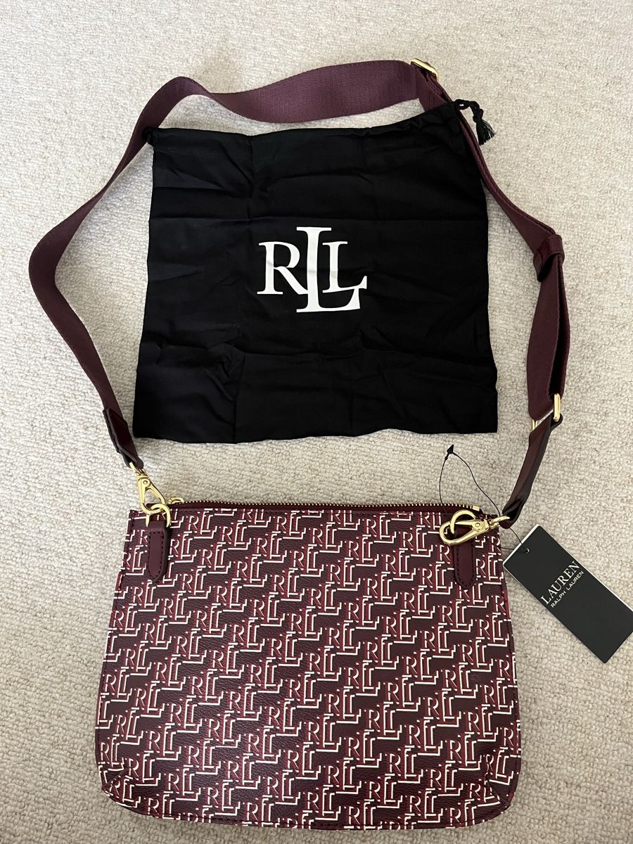 Ralph Lauren Borse: Ralph Lauren Schultertasche Burgundy – Nuovo e nell'imballaggio originale da Allschwil venduto da eyl_bb8q 4
