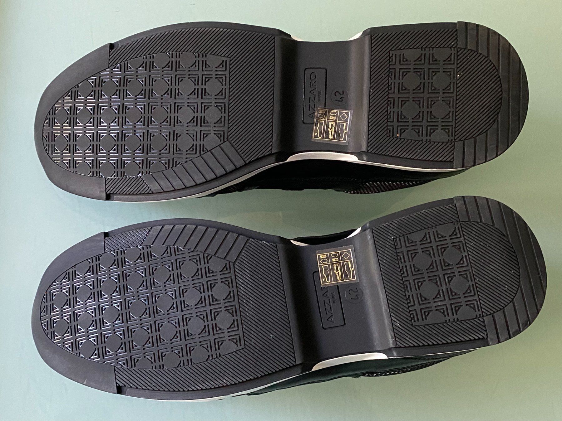 Azzaro Scarpe da uomo: AZZARO Strap Elastic Schwarz Leder Sneakers 42 – Nuovo (secondo la descrizione) da Kreuzlingen venduto da Selliton 5